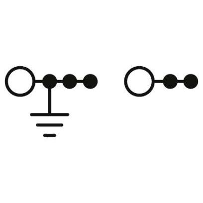 Phoenix Contact - Initiator/Aktor-Reihenklemme Initiatoren-/Aktorenklemme PTIO-IN 2,5/3-PE OG − 10 Stück