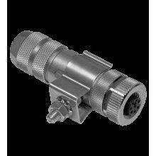 Pepperl+Fuchs Fabrik - Rundsteckverbinder, feldkonfektionierbar (Industriesteckverbinder) V15-Stecker mit V15-G-ABG-PG9-FE Erdungsklemme