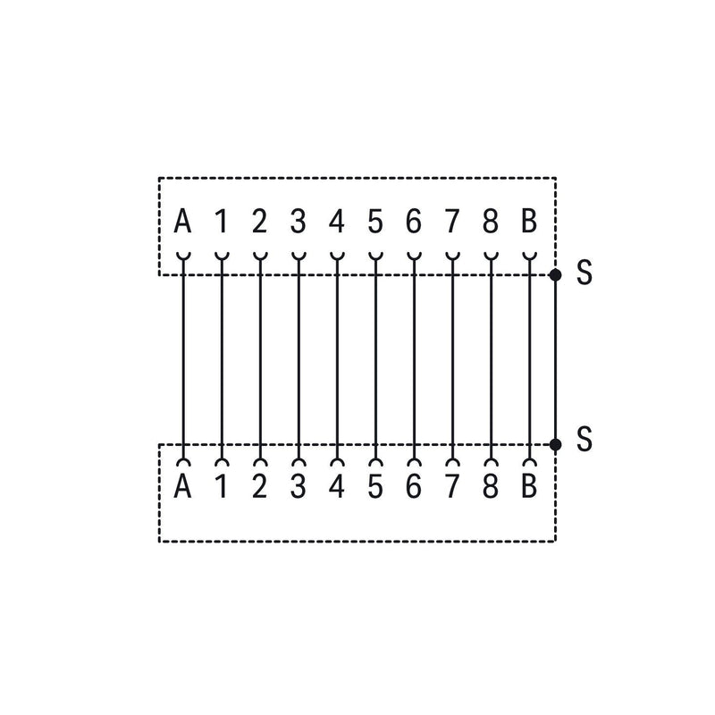 WAGO - Modularer Steckverbinder Übergabemodul RJ-45 289-176 Leistungskontakten