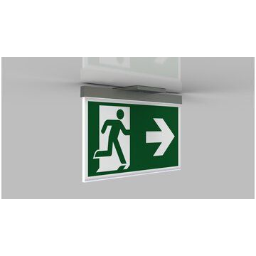 RP-Technik - Sicherheitsleuchte Rettungszeichenleuchte AXE408WL-E 8h Wireless eds-opt