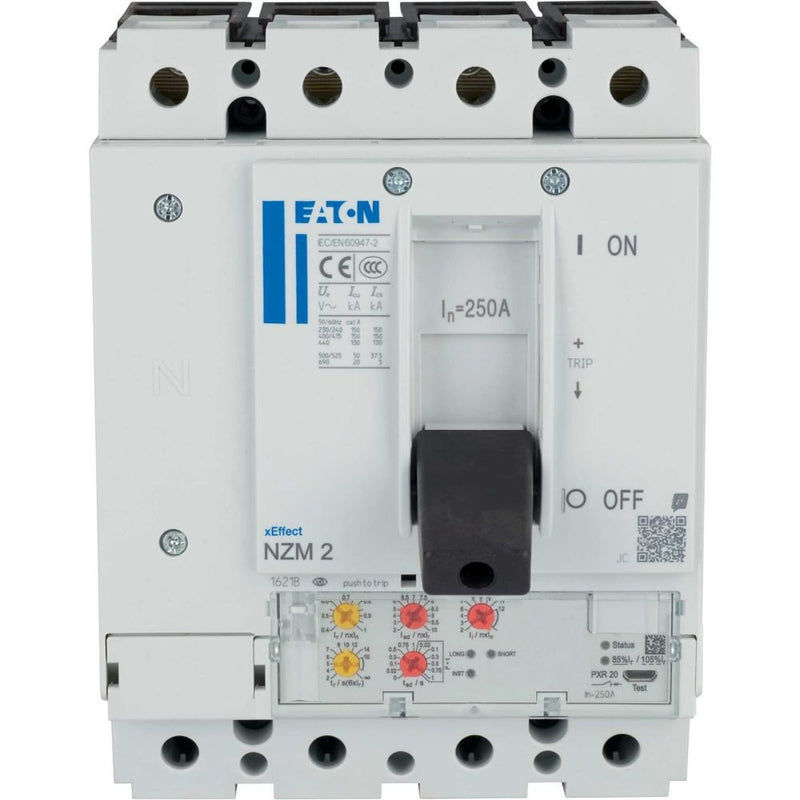 Eaton - Leistungsschalter für Trafo-, Generator- und Anlagenschutz Leistungsschalter NZMH2-4-VX250 NZM2 PXR20 250A, 4p