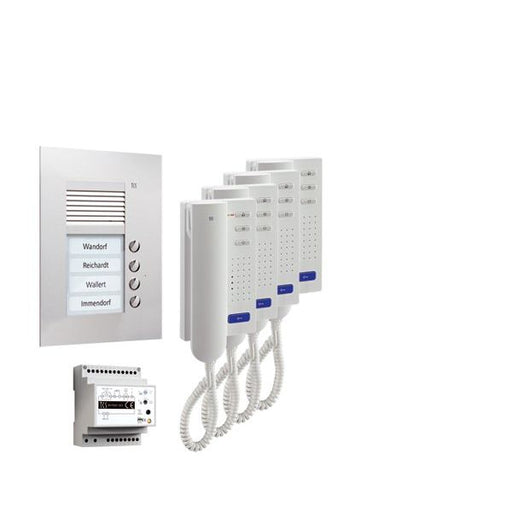 TCS Tür Control - Türsprech-Set Paketlösung PPU04-EN/02 UP 4WE