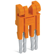 WAGO - Querverbinder/Brücker für Reihenklemme Brücker 2-fach 282-432/100-000 isoliert,orange − 10 Stück