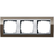 Gira - Abdeckrahmen 3fach 0213766 klar braun