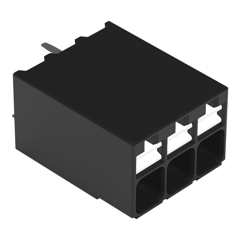 WAGO - Leiterplattenklemme THR-Leiterplattenklemme 20861123300000997605 Drücker,1,5mm²,sw − 1645 Stück