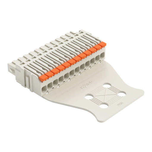 WAGO - Kabelsteckverbinder für Leiterplattensteckverbinder 1-Leiter-Federleiste 27341112327000300000 PushinCAGECLAMP,lgr − 25 Stück