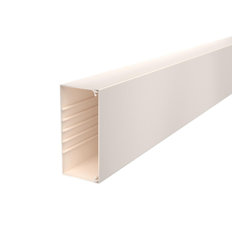 OBO Bettermann - Leitungsführungskanal Wand+Deckenkanal m.Obert. WDK80170CW 80x170mm,PVC − 8 Meter