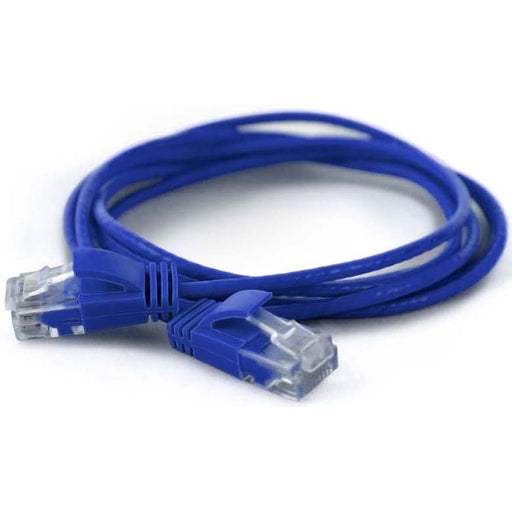 Wantec - Patchkabel Kupfer UTP-Patchkabel Cat.6A bl 7241 bl 0,25m 0,25m RJ45 2,8mm