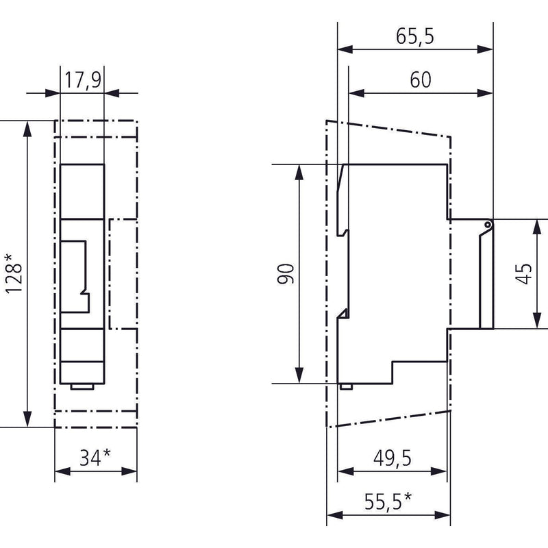 Theben - Verteilerschaltuhr analog Quarzschaltuhr SUL 180a 1S, Tag