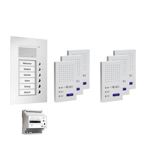 TCS Tür Control - Türsprech-Set Paketlösung UP 6WE PPUF06-EN/02 z.hörerl.Freisprech