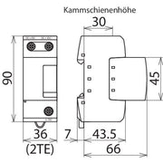 DEHN - Blitzstromableiter für Energietechnik Blitzstromableiter DSE M 1 220 koordiniert Typ 1