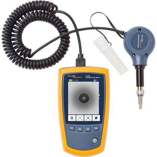 Fluke Networks - Mess-/Testgerät für Kommunikationstechnik Glasfaser-Inpektionskamera FI-500 mit 4 Messspitzen