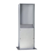 Walther Werke - CEE-Steckdosen-Kombination (IEC 60309) Edelstahlsäule 6209946 HxBxT: 370x280x190mm
