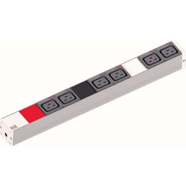 Bachmann - Power distribution unit (PDU) Steckdosenleiste 800.0111 1HE 6xC19 3ph
