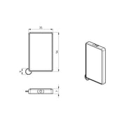 BEG Brück Electronic - Zubehör/Ersatzteile für Bewegungsmelder IR-Fernbedienung IR-LC-Mini
