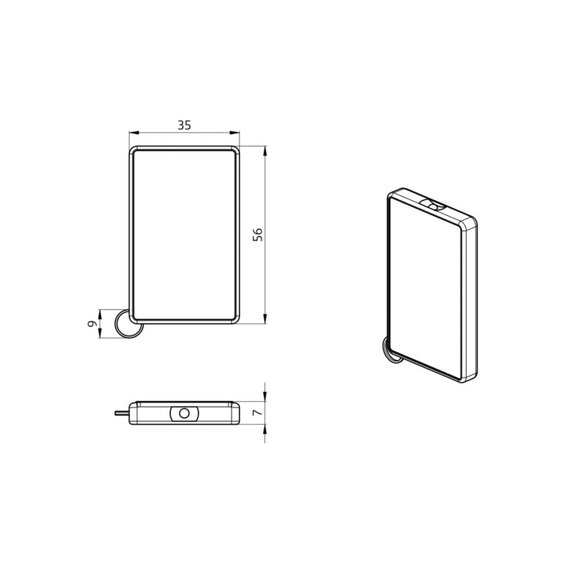 BEG Brück Electronic - Zubehör/Ersatzteile für Bewegungsmelder IR-Fernbedienung IR-LC-Mini