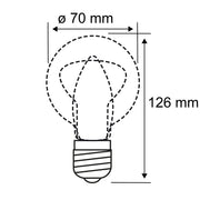 Paulmann - LED-Lampe/Multi-LED LED-Filamentlampe 286.49 230V
