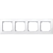 Merten - Abdeckrahmen M-PLAN-Rahmen 4f. pws/gl 515419