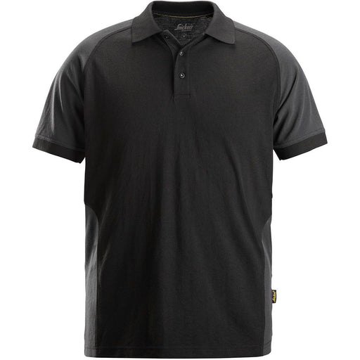 Snickers Workwear - Poloshirt 2-Farben Poloshirt 27500458007 XL,schw-stahlg