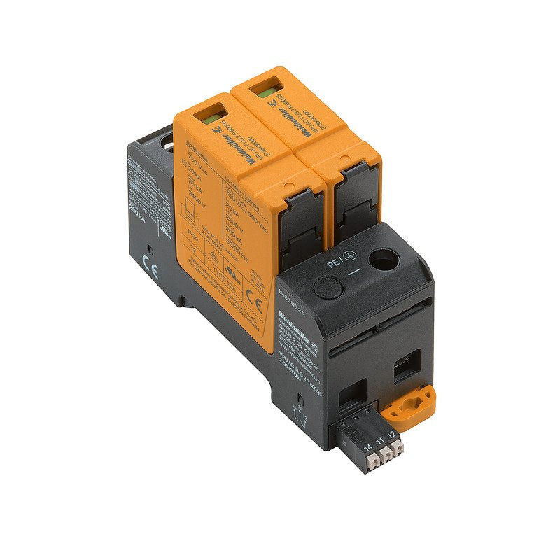 Weidmüller - Überspannungsableiter für Energietechnik/Stromversorgung Überspannungsableiter VPUACIIUS2R600/35 m. Fernmeldekontakt