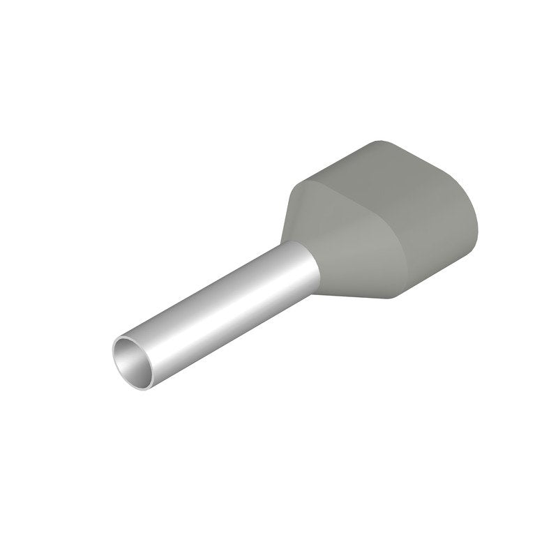 Weidmüller - Aderendhülse Zwilling H2,5/21 ZH GR SV − 250 Stück