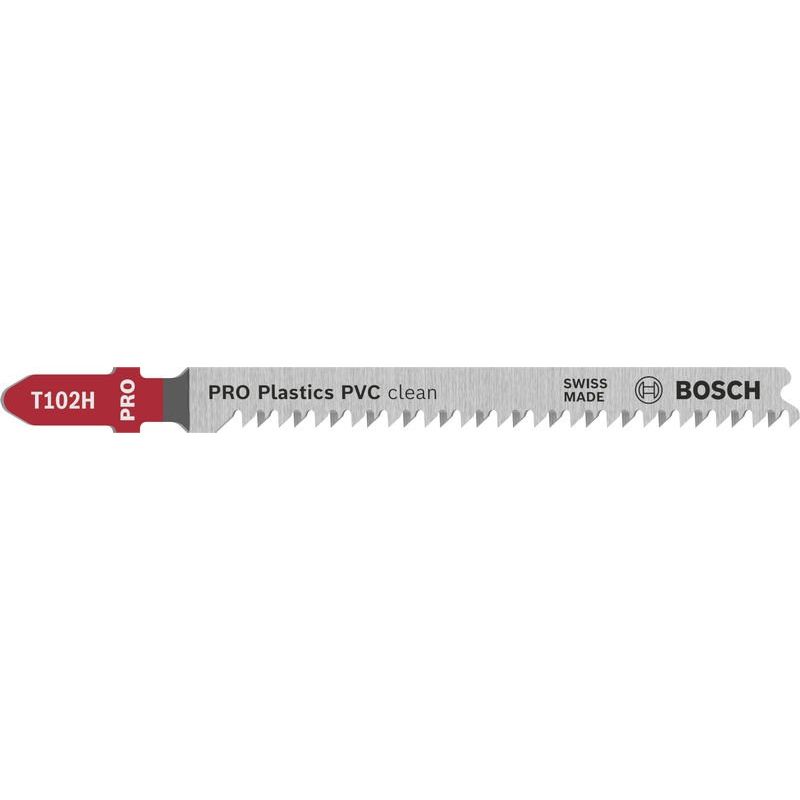 Bosch - Stichsägeblatt PRO Plastics PVC clean 2608667445 T102H Stichsägeblatt