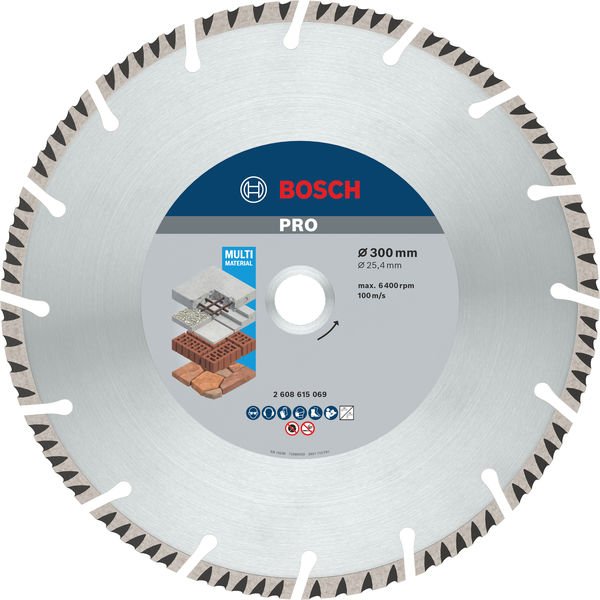 Bosch - Trenn-/Schleifscheibe PRO Multi Material 2608615069 Diamanttrennscheibe