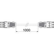 OBO Bettermann - Konfektionierte Leitung für steckbare Gebäudeinstallation Verbindungsleitung VL-WIN 3P2.5H1W 1000x27x15