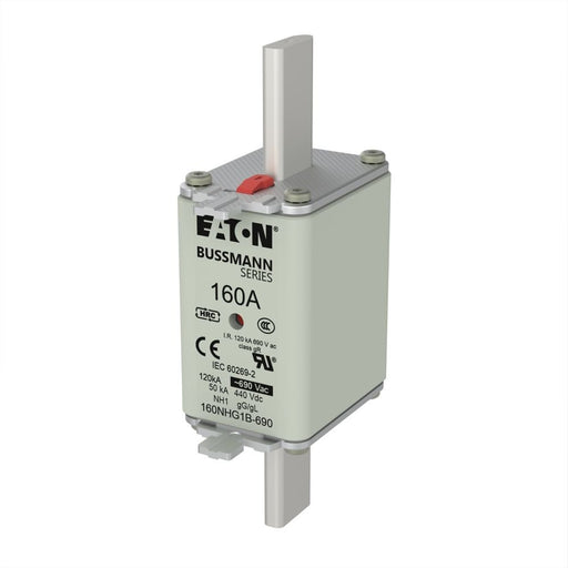 Eaton - Messersicherung Sicherungseinsatz Nieders. 160NHG1B-690 160A AC 690V 120kA − 3 Stück