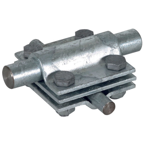 DEHN - Verbinder für Blitzschutz Kreuzstück St/tZn KS8.1016FL30ZPSTTZN f.Rd 8-10/16mm