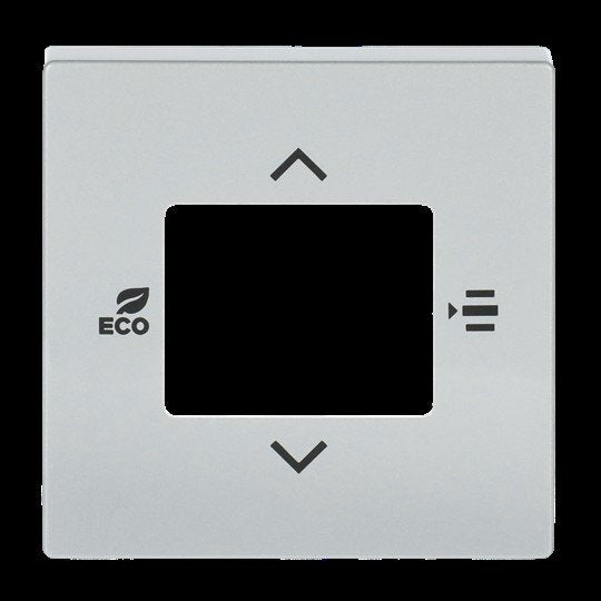 Busch-Jaeger - Einsatz/Abdeckung für Kommunikationstechnik Zentralscheibe alu/si 6109/03-83 KNX Tasterankopplung