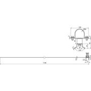 DEHN - Befestigungsschelle für Kabel/Rohre Befestigungsschelle BSD50DS30SB50.300V2A f. Rohre D 50mm