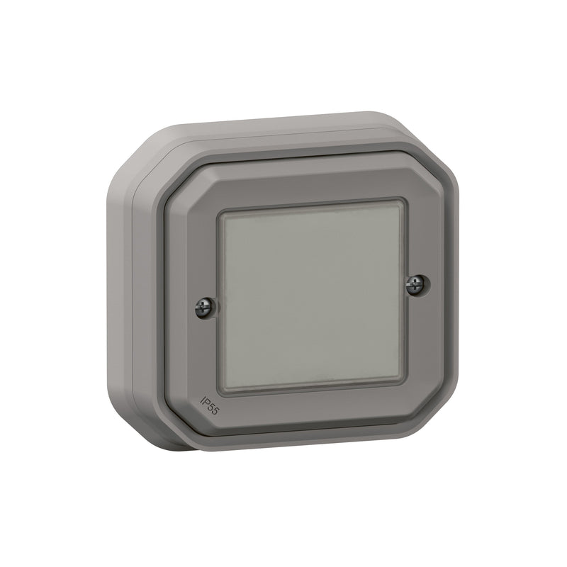 Legrand - Funksender Wandsender Licht 1-fach Legrand 069874L IP 55, Grau