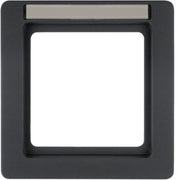 Berker - Abdeckrahmen Rahmen m.Beschriftungsfeld 10116016 anthrazit samt