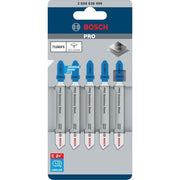 Bosch - Stichsägeblatt PRO Stainless Steel 2608636496 T118GFS − 10 Packung