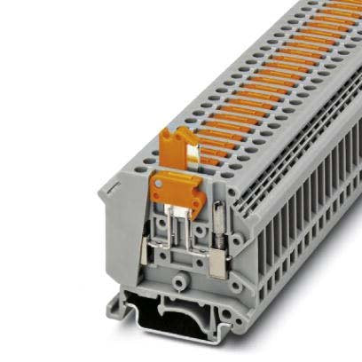 Phoenix Contact - Trenn- und Messtrenn-Reihenklemme Messertrennklemme UK 5-MTK-P/P YE − 50 Stück