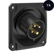 Walther Werke - CEE-Gerätestecker (IEC 60309) CEE NEO Anbaugerätestecker FW712407CC schräg 16A 4P 7h