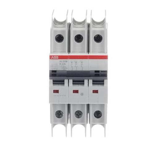 ABB Stotz S&J - Leitungsschutzschalter Sicherungsautomat SU203M-K2 10kA, 2A, 3P