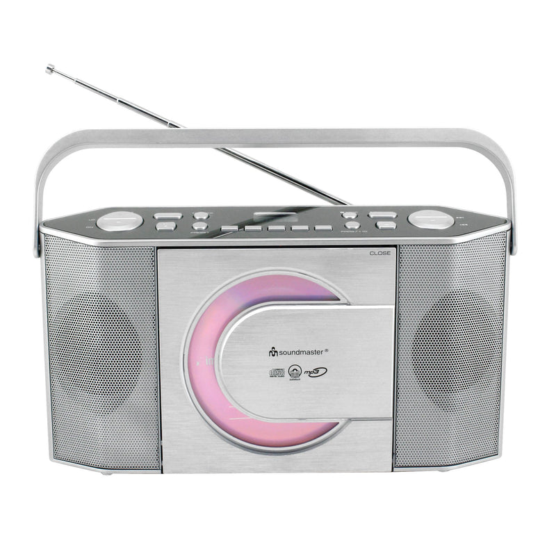 Soundmaster - Radio Stereo-Kofferradio m.CD RCD1755SI si CD/PLL/Hörbuchf.