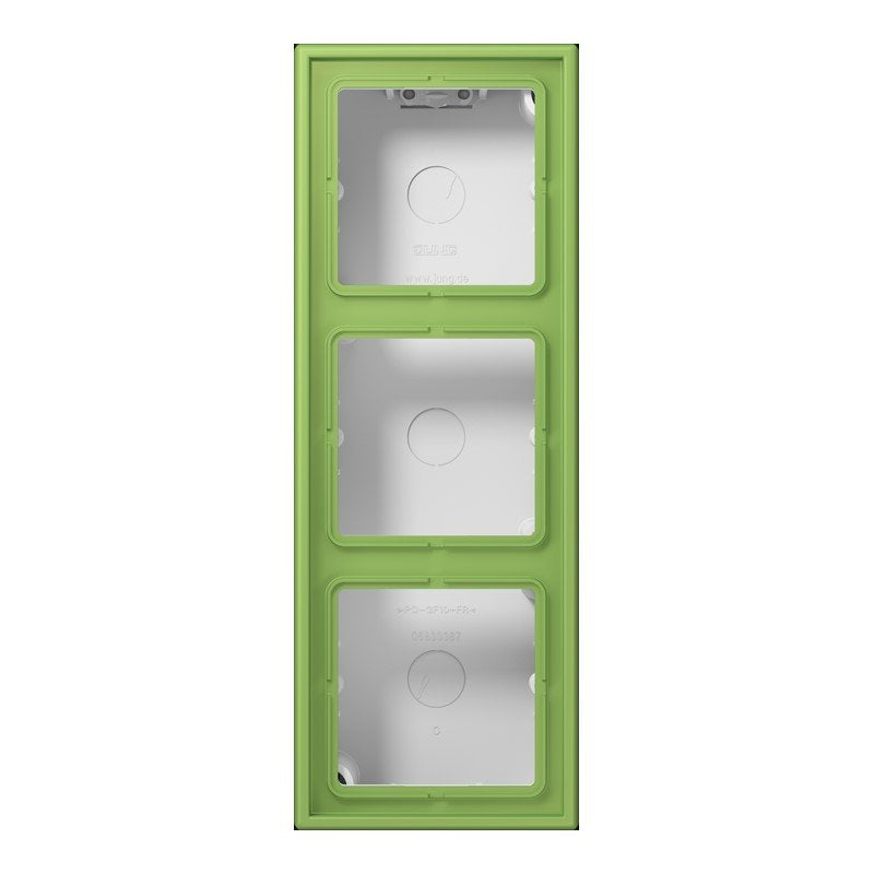 Jung - Aufputzgehäuse für Unterputzgerät Aufputz-Kappe 3fach LC 583 A 220 vert 31 (32051)