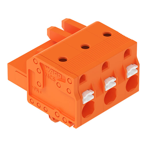 WAGO - Kabelsteckverbinder für Leiterplattensteckverbinder 1-Leiter-Federleiste 2231-703/008-000 Push-inCAGECLAMP,or − 100 Stück