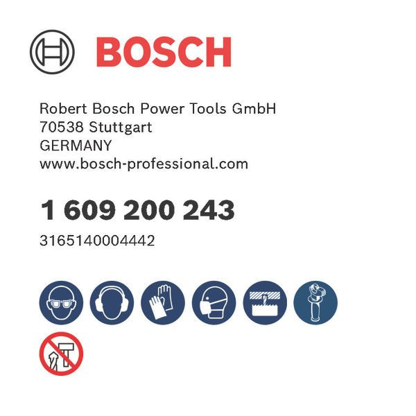 Bosch - Werkzeugset Lochsägen-Set, 1609200243 8-tlg., 25-68 mm