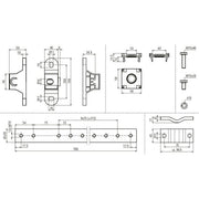 DEHN - Potentialausgleich-Schiene Potentialausgleichsschiene PAS EX 1+9AP M10 V2A