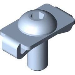 Item - Verbinder für Stiel/Profilschiene Standard-Verbindungssatz 0.0.370.08 5 verzinkt − 1 Stück by Item

