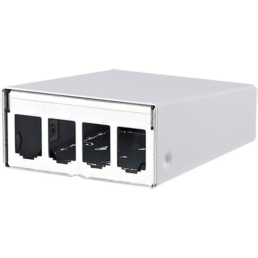 Metz Connect - Frontpanel/Patchpanel leer (Schaltschrank) AP-Gehäuse leer 130861-0402-E E-DATmodul 4er rws − 1 Stück