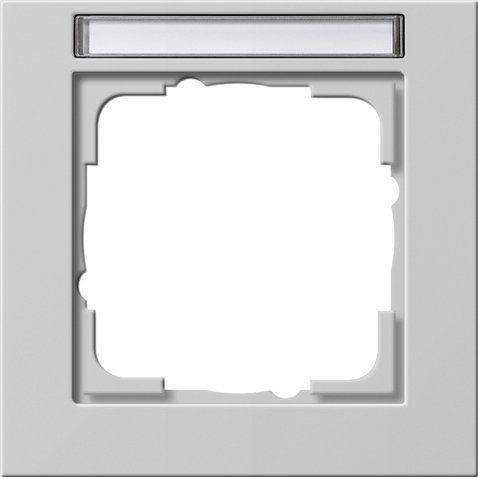 Gira - Abdeckrahmen Abdeckrahmen 1-f. 109137 BSF grau − 1 Stück by Gira

