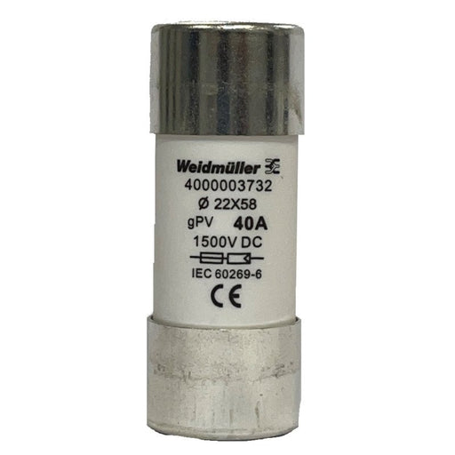 Weidmüller - Zubehör/Ersatzteile für elektrische Sicherungen/Sicherungshalter Sicherung gPV 40A FUSE WSFL#4000003732 − 10 Stück