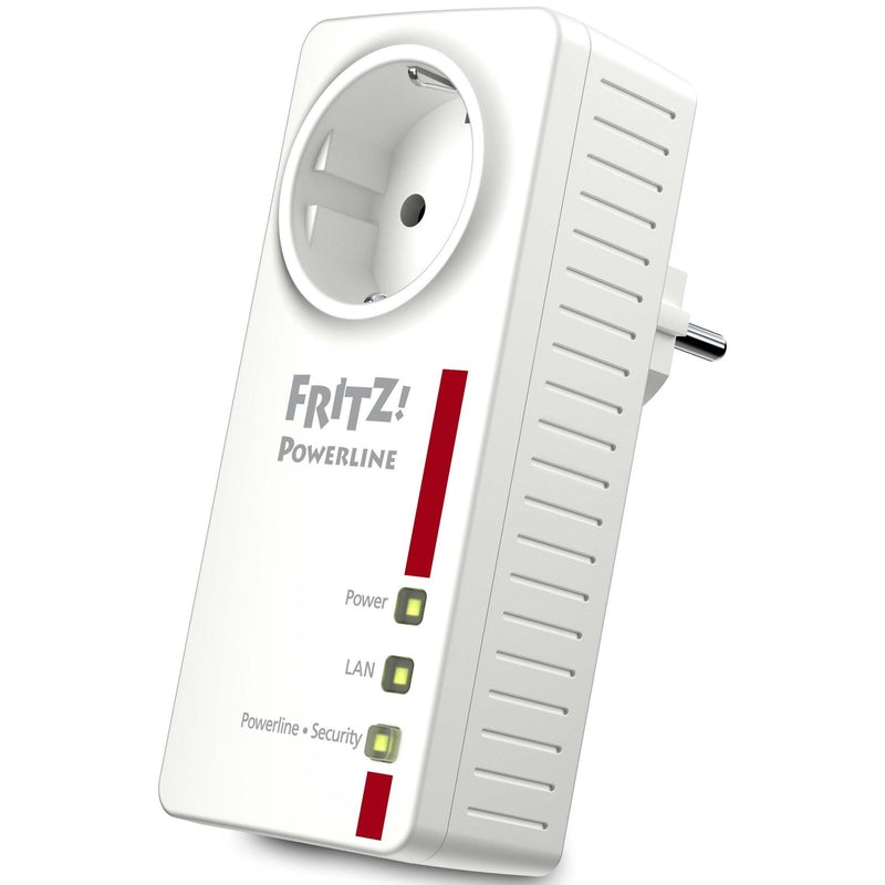 FRITZ - Netzwerkadapter Powerline Adapter FRITZ!Powerline1220E Single