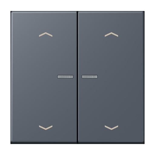 Jung - Bedienelement intelligent Taster mit Pfeilsymbolen BT LC 17102 P 262 gris fonce 59