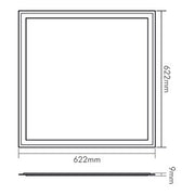 Nobile - Decken-/Wandleuchte LED-Panel Q2S 1570461510 UGR19 3000K DALI